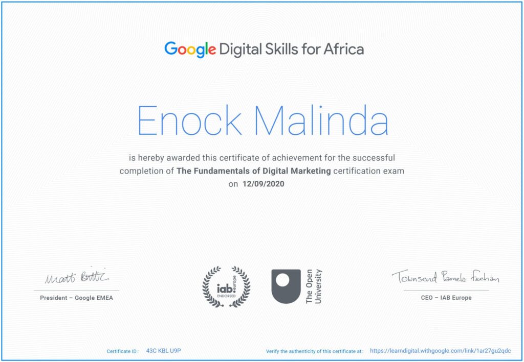 fundamentals of digital marketing